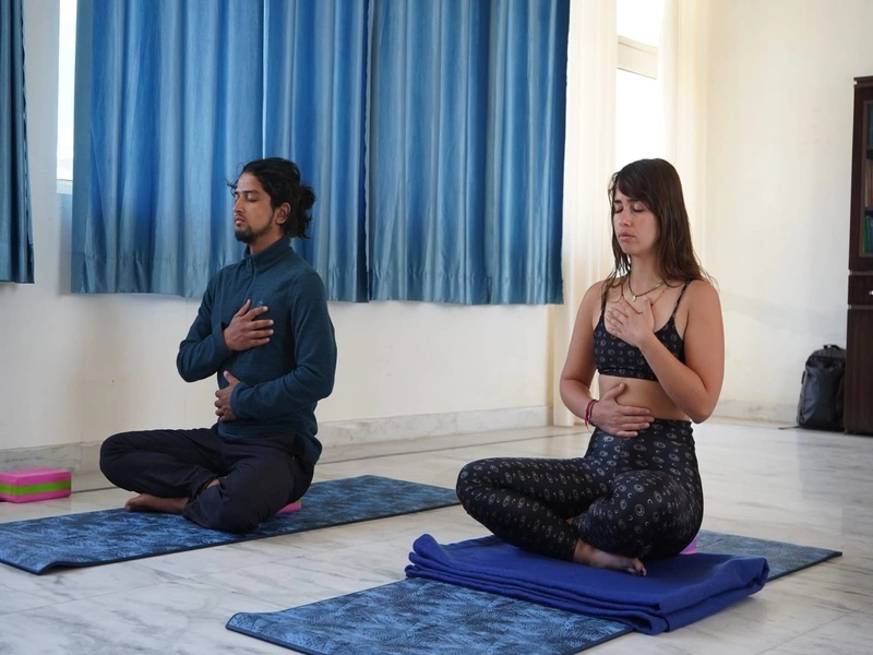 Community yoga practice