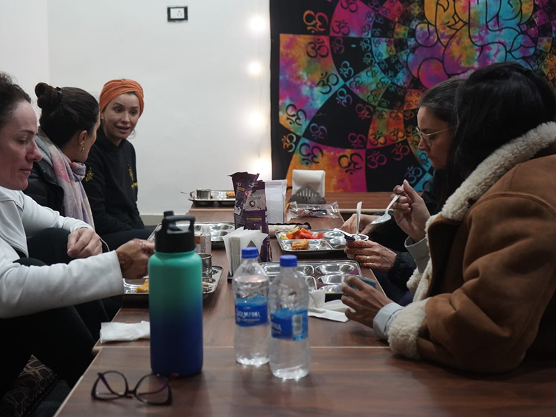 Yoga teacher training students at Savasana Yoga School